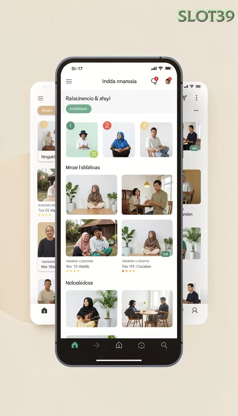 Cuplikan layar SUPERSVIP — menu navigasi