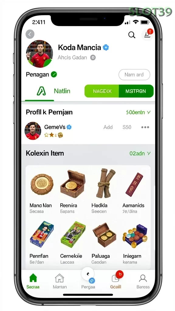 Cuplikan layar INFITOTO — aktivitas
